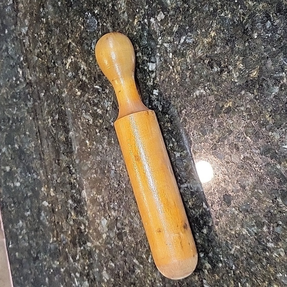 VINTAGE 11" Pestle Wooden Masher  Muddler Herbs Medicine